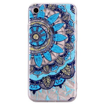 Mandala Diamanten look Hoesje geschikt voor iPhone 7 8 SE 2020 SE 2022 - Blauw Mandala Diamanten look Hoesje geschikt voor iPhone 7 8 SE 2020 SE 2022 - Blauw