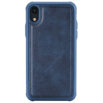 Magnetisch Blauw Leren Hoesje geschikt voor iPhone XR - Blauw Magnetisch Blauw Leren Hoesje geschikt voor iPhone XR - Blauw