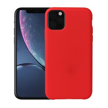 Zacht Silky geschikt voor iPhone 11 Pro Red Case TPU hoesje - Rood Zacht Silky geschikt voor iPhone 11 Pro Red Case TPU hoesje - Rood