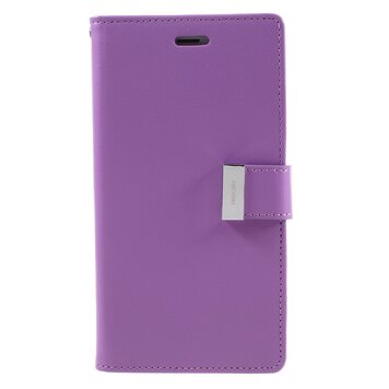 Mercury Goospery Lederen geschikt voor iPhone 7 Plus 8 Plus Walletcase 7 pasjes - Paars Mercury Goospery Lederen geschikt voor iPhone 7 Plus 8 Plus Walletcase 7 pasjes - Paars