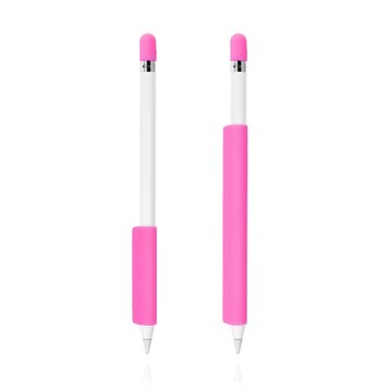 Siliconen Houder Hoes Huls Extra Bescherming Anti-Slip geschikt voor Apple Pencil Roze Siliconen Houder Hoes Huls Extra Bescherming Anti-Slip geschikt voor Apple Pencil Roze