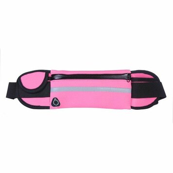 Heuptas sport rennen waterproof smartphone riem fleshouder - Roze Heuptas sport rennen waterproof smartphone riem fleshouder - Roze