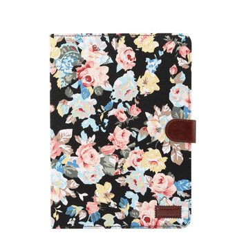 Hoes Hardcase Bloemen geschikt voor iPad Pro 11 inch 2018 Fabric Kleurrijk - Zwart Hoes Hardcase Bloemen geschikt voor iPad Pro 11 inch 2018 Fabric Kleurrijk - Zwart