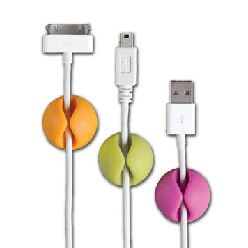 Cableclip Kabelhouder 6 Snoer Clips - Cable Management Organizer Cableclip Kabelhouder 6 Snoer Clips - Cable Management Organizer