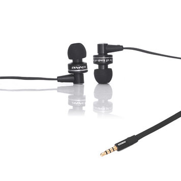 Quality Sound Awei In-Ear Oordopjes Zwart Oortjes Mic Quality Sound Awei In-Ear Oordopjes Zwart Oortjes Mic