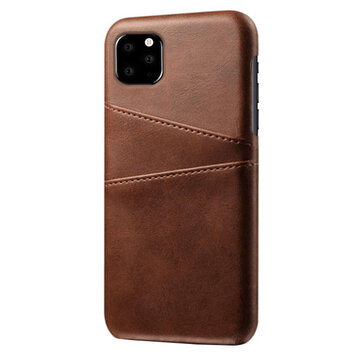 Duo Cardslot Wallet Portemonnee geschikt voor iPhone 11 Pro hoesje - Bruin Bescherming Duo Cardslot Wallet Portemonnee geschikt voor iPhone 11 Pro hoesje - Bruin Bescherming