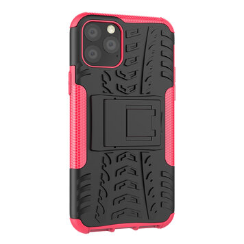 Shockproof bescherming hoesje geschikt voor iPhone 11 Pro case - Roze goud Shockproof bescherming hoesje geschikt voor iPhone 11 Pro case - Roze goud