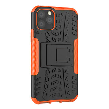 Shockproof bescherming hoesje geschikt voor iPhone 11 Pro case - Oranje Shockproof bescherming hoesje geschikt voor iPhone 11 Pro case - Oranje