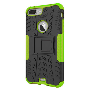Shockproof bescherming hoesje geschikt voor iPhone 7 Plus 8 Plus case - Groen Shockproof bescherming hoesje geschikt voor iPhone 7 Plus 8 Plus case - Groen