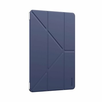 Baseus Jane Hybride geschikt voor iPad 10.2 inch Hoes Tri-Fold - Blauw Baseus Jane Hybride geschikt voor iPad 10.2 inch Hoes Tri-Fold - Blauw