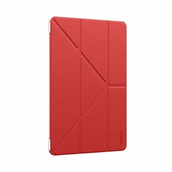 Baseus Jane Hybride geschikt voor iPad 10.2 inch Hoes Tri-Fold - Rood Baseus Jane Hybride geschikt voor iPad 10.2 inch Hoes Tri-Fold - Rood