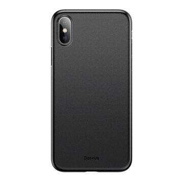 Baseus Wing geschikt voor iPhone X XS case Ultra dun Lichtgewicht - Zwart Baseus Wing geschikt voor iPhone X XS case Ultra dun Lichtgewicht - Zwart