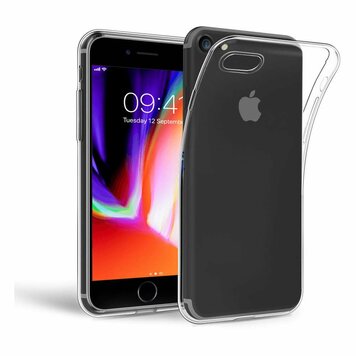 Just in Case Flexibele beschermende hoes geschikt voor iPhone 7 8 SE 2020 SE 2022 - Transparant Just in Case Flexibele beschermende hoes geschikt voor iPhone 7 8 SE 2020 SE 2022 - Transparant