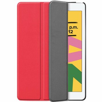 Just in Case Tri-Fold standaard hoes geschikt voor Apple iPad 10.2 - Rood Just in Case Tri-Fold standaard hoes geschikt voor Apple iPad 10.2 - Rood