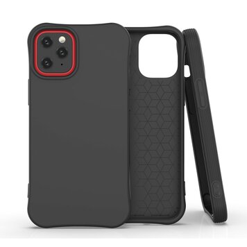 Soft case TPU hoesje geschikt voor iPhone 12 mini - zwart Soft case TPU hoesje geschikt voor iPhone 12 mini - zwart