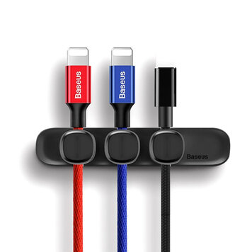 Baseus Peas Magnetische Cable Organizer Cable Clip - Zwart Baseus Peas Magnetische Cable Organizer Cable Clip - Zwart