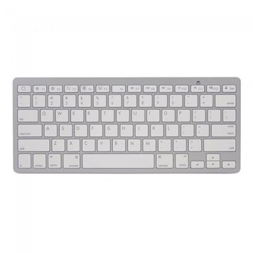 Wit Bluetooth keyboard draadloos toetsenbord QWERTY Wit Bluetooth keyboard draadloos toetsenbord QWERTY
