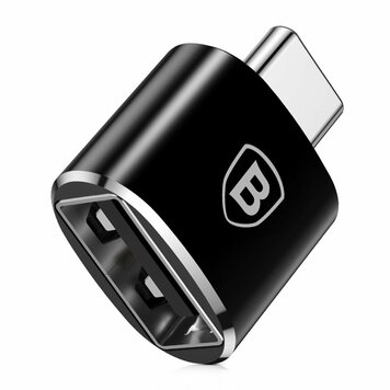 Baseus USB-A naar USB-C converter adapter - Zwart Baseus USB-A naar USB-C converter adapter - Zwart