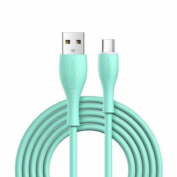 Joyroom kabel USB-A naar USB-C oplader oplaadkabel QC - Mintgroen Joyroom kabel USB-A naar USB-C oplader oplaadkabel QC - Mintgroen