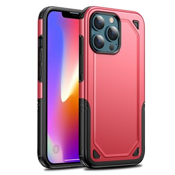 Pro Armor TPU met stevig hoesje geschikt voor iPhone 13 Pro Max - rood Pro Armor TPU met stevig hoesje geschikt voor iPhone 13 Pro Max - rood
