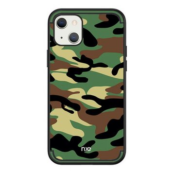 Army TPU legerprint hoesje geschikt voor iPhone 13 - groen