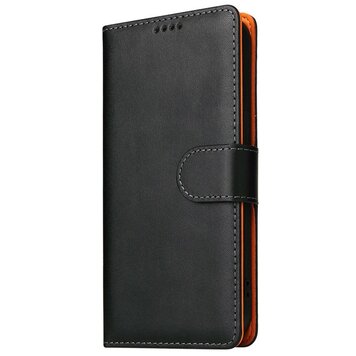 Bookcase Wallet kunstleer hoesje geschikt voor iPhone 14 Pro - zwart Bookcase Wallet kunstleer hoesje geschikt voor iPhone 14 Pro - zwart