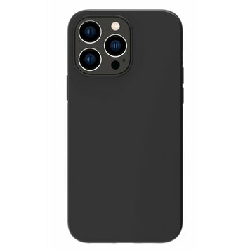 Matte Black TPU hoesje geschikt voor iPhone 14 Pro - zwart Matte Black TPU hoesje geschikt voor iPhone 14 Pro - zwart