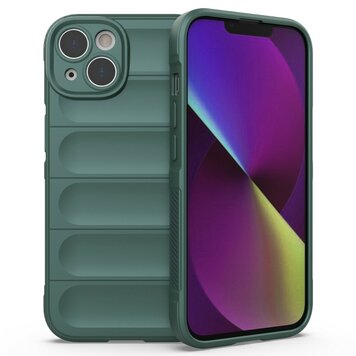 Shock Absorb TPU hoesje geschikt voor iPhone 14 Plus - groen Shock Absorb TPU hoesje geschikt voor iPhone 14 Plus - groen