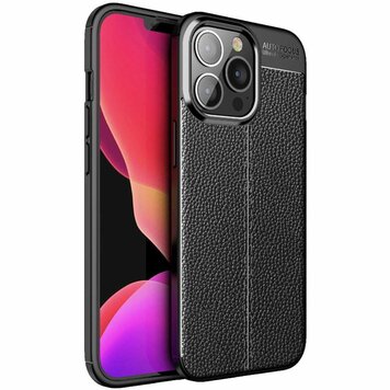 Just in Case Soft Design TPU Case hoesje geschikt voor iPhone 13 Pro - zwart