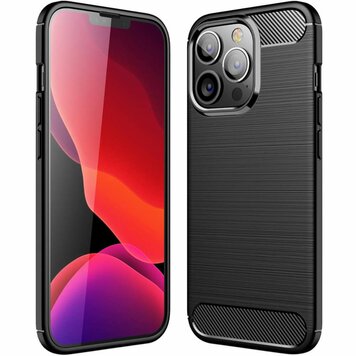 Just in Case Rugged TPU Case hoesje geschikt voor iPhone 13 Pro - zwart