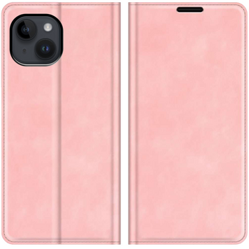 Just in Case Wallet Case Magnetic hoesje geschikt voor iPhone 14 Plus - roze Just in Case Wallet Case Magnetic hoesje geschikt voor iPhone 14 Plus - roze
