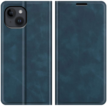 Just in Case Wallet Case Magnetic hoesje geschikt voor iPhone 14 Plus - blauw Just in Case Wallet Case Magnetic hoesje geschikt voor iPhone 14 Plus - blauw