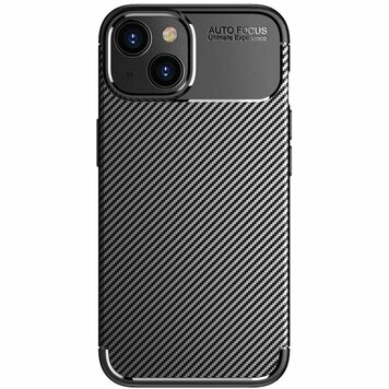 Just in Case Rugged TPU Case hoesje geschikt voor iPhone 14 Plus - zwart Just in Case Rugged TPU Case hoesje geschikt voor iPhone 14 Plus - zwart