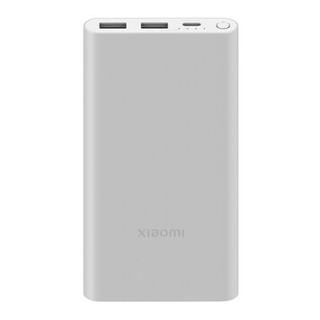 Xiaomi PB100DZM 22.5W PowerBank 10000mAh 3 Poorten usb-A en USB-C Snellader - Zilver Xiaomi PB100DZM 22.5W PowerBank 10000mAh 3 Poorten usb-A en USB-C Snellader - Zilver