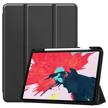 Trifold hoes geschikt voor iPad Pro 11 inch (2018 2020 2021 2022) & iPad Air 4 en 5 - zwart Trifold hoes geschikt voor iPad Pro 11 inch (2018 2020 2021 2022) & iPad Air 4 en 5 - zwart