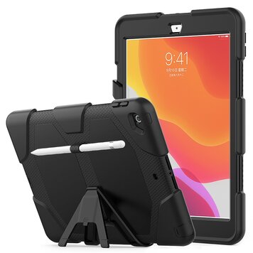 Survivor Kickstand stevig kunststof en siliconen hoes geschikt voor iPad 10.2 inch - zwart Survivor Kickstand stevig kunststof en siliconen hoes geschikt voor iPad 10.2 inch - zwart