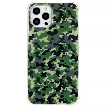 Leger Camouflage Survivor TPU hoesje geschikt voor iPhone 12 Pro Max - Army Groen Leger Camouflage Survivor TPU hoesje geschikt voor iPhone 12 Pro Max - Army Groen