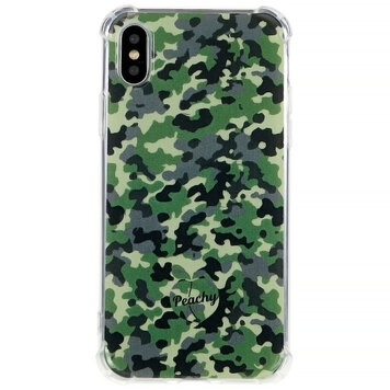 Leger Camouflage Survivor TPU hoesje geschikt voor iPhone X en XS - Army Groen Leger Camouflage Survivor TPU hoesje geschikt voor iPhone X en XS - Army Groen