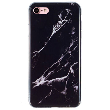 Marmer TPU hoesje case geschikt voor iPhone 7 8 SE 2020 SE 2022 - Marble - Zwart Marmer TPU hoesje case geschikt voor iPhone 7 8 SE 2020 SE 2022 - Marble - Zwart