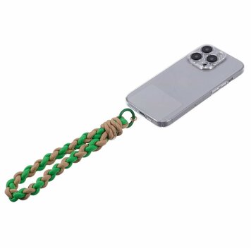 Telefoonkoord Robuust Touw Gevlochten Polsbandje met Bevestigingsplaatje Smartphone Telefoon - Camo Army Green Telefoonkoord Robuust Touw Gevlochten Polsbandje met Bevestigingsplaatje Smartphone Telefoon - Camo Army Green