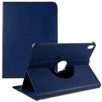 360 Rotating bookcase Vegan Leather hoes geschikt voor iPad 10e gen 10.9 inch 2022 - blauw 360 Rotating bookcase Vegan Leather hoes geschikt voor iPad 10e gen 10.9 inch 2022 - blauw
