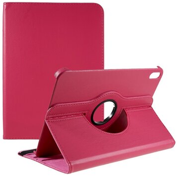 360 Rotating bookcase Vegan Leather hoes geschikt voor iPad 10e gen 10.9 inch 2022 - roze 360 Rotating bookcase Vegan Leather hoes geschikt voor iPad 10e gen 10.9 inch 2022 - roze