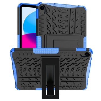 Shockproof Kickstand anti-slip hoes met standaard geschikt voor iPad 10e gen 10.9 inch 2022 - blauw Shockproof Kickstand anti-slip hoes met standaard geschikt voor iPad 10e gen 10.9 inch 2022 - blauw