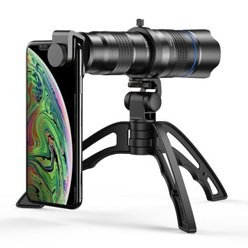 Apexel Professionele 20-40x Zoom Telelens Smartphone Telefoon Camera Lens met Statief Apexel Professionele 20-40x Zoom Telelens Smartphone Telefoon Camera Lens met Statief