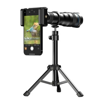 Apexel 36X Monoculaire Telefoto Lens met Statief voor Telefoon Camera voor Vogelspotting Apexel 36X Monoculaire Telefoto Lens met Statief voor Telefoon Camera voor Vogelspotting