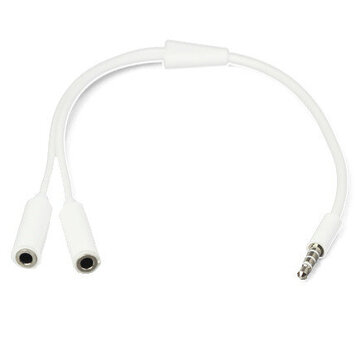 Audio Splitter 3,5 mm geschikt voor iPhone MP3 Computer muziek