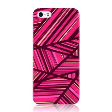 GGMM IML Series geschikt voor iPhone 5 5s SE 2016 hoesje - Roze hardcase lijnen GGMM IML Series geschikt voor iPhone 5 5s SE 2016 hoesje - Roze hardcase lijnen