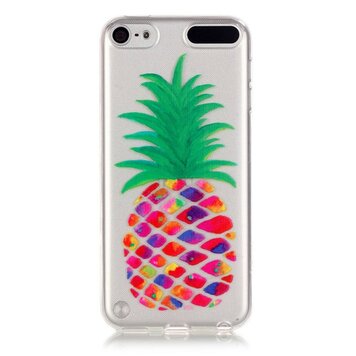 Doorzichtig ananas hoesje geschikt voor iPod Touch 5 6 7 Silicone pineapple case Kleurrijk Doorzichtig ananas hoesje geschikt voor iPod Touch 5 6 7 Silicone pineapple case Kleurrijk
