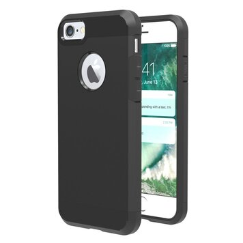 Shockproof geschikt voor iPhone 7 hoesje Zwart Zeer stevige TPU case cover Shockproof geschikt voor iPhone 7 hoesje Zwart Zeer stevige TPU case cover