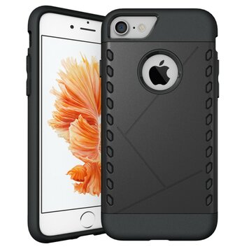 Zwart protect TPU hardcase hoesje geschikt voor iPhone 7 8 zwarte bescherming case Zwart protect TPU hardcase hoesje geschikt voor iPhone 7 8 zwarte bescherming case